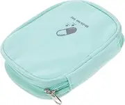 Mini Portable First Aid Kit Bag Medicine Organizer for Travel Supplies Easy Access Zipper Lightweight Durable Design for Outdoor Activities
