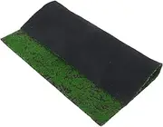 Kisangel Faux Moss Grass Artificial Turf Mat Moss Carpet Rug Synthetic Lawn Easy Install Indoors Outdoors Decor Realistic Garden Landscape Rug