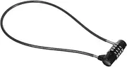 YARNOW Cable Lock with Code Combination Padlock for Luggage Gym Trash Can Bikes Outdoor Gates Weatherproof for Secure Storage