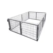 Sunrise Trailer Cage Double Door Galvanised - 12 x 6 x 3 Feet - C1263G