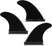 Staright Tri Fin 4.37'' Surfing Tri Fin Set Surfboard Fins Thruster 3 Packs