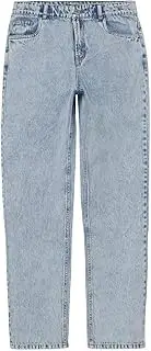 [Name It] Boy's Nlmtoneizza DNM Dad Straight Pant Noos Jeans, Light Blue Denim/Detail:Stonewash, 128