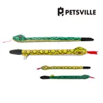 【PETSVILLE派思維】尖叫大蛇小蛇(共2色)｜寵物玩具蛇 發聲玩具 寵物互動 狗玩具