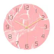 CC015 Creative Marble Pattern Wall Clock Mute Wall Clock Quartz Wall Clock For Home Office Decorations
