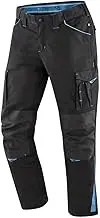 Terrax Workware Blue Reflective Work Trousers Black/Azure