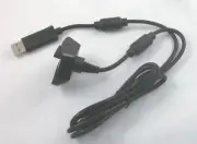USA SELLER: New Play and Charge Cable for XBox 360 Wireless Controller BLACK