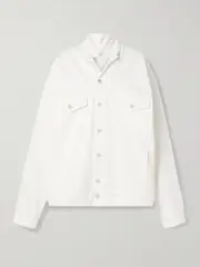 [Marie Adam-Leenaerdt] Marie Adam-Leenaerdt - Oversized Denim Jacket - White - FR 42 FR 42 White