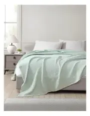[Private Collection] Urban Waffle Blanket in Surf