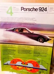 Vintage Porsche 924 Advertising Print Ad 1980 Full Color Retro Dynamics of Audi