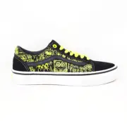 Vans Spongebob Skate Old Skool Black Yellow Shoe Sneaker Mens 6 / Womens 7.5 NEW