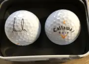 CALLAWAY ANNIKA SORENSTAM CUTTER & BUCK GOLF BALLS WARBIRD Collectible In Tin