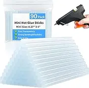 Mini Hot Glue Sticks, Mini Hot Glue Sticks Clear, Strong Bond Metal Wood Glass Sealing Craft Art Decoration Repairing for Kids Adults