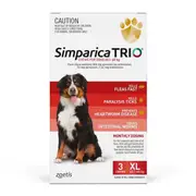 Simparica Trio 40.1-60kg Dog Flea Tick & Worm Chew