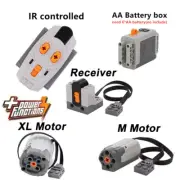 5pcs Power Functions Battery Box XL M Motor IR Receiver Controlled Set for LEGO