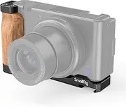 SmallRig L-Shape Wooden Grip with Cold Shoe for Sony ZV1 Camera - 2936