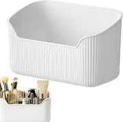 WJnflQN Desktop Storage Cosmetic Box - Skin Care Organizer | Safe Rounded Corners Increased Capacity Organizer For Vanity, Desktop And Bathroom Countertop