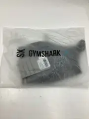 (QTY 1) GYMSHARK FLEX STRAPPY SPORTS BRA IN CHARCOAL MARL / PASTEL GRAPE SIZE XS