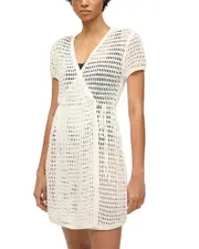 Staud Spritz Wrap Dress Swim Cover-Up