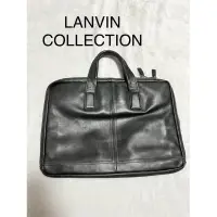 在飛比找蝦皮購物優惠-LANVIN PARIS 小牛皮手提包 公事包 浪凡