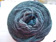 Caron Lava Cakes wool blend gradient yarn, Storm Front, 1 cake (457 yds, 8.5 oz)