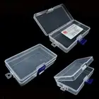 1xClear Plastic Storage Box Jewelry Tool Craft Container Beads Organizer Case UK