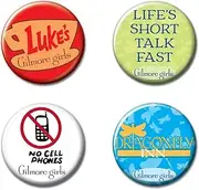 [Ata-Boy] Gilmore Girls Set of 4 1.25" Collectible Buttons