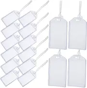 HAPINARY Luggage Tag Holder with 16 Card Sleeves Id Card Holder Lanyard with Card Holder Organize Your Ids Business Cards Game Cards