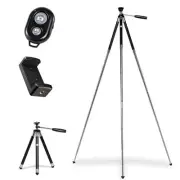KODAK PhotoGear 42” Tripod 8-Section Stainless Steel Tripod w/Bluetooth Remote