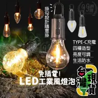 在飛比找蝦皮購物優惠-🔥台灣24H出貨🔥99網購🏆免插電燈泡/LED工業風燈泡/鎢