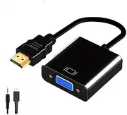 HDMI to VGA Adapter/Adapter with chip HDMI HD 1080p Notebook to VGA Display, 1 Package (1-6Heise)