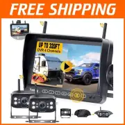 IP69K Waterproof Wireless RV Camera Set with Dual Antennas for Secure Driving
