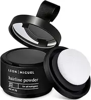 LEON MIGUEL Hair Line Powder - concealer/counter powder - 4g hair thickening and hair filler with shadow make-up waterproof (DARKGREY)