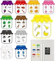 Magnetic Stickers, Magnetic Colour Sorting Set for Fridge, Inspired Magnetic Colour Sorting Set for Fridge Creative Learning, Creative Early Development Activities for Kids