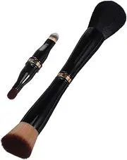 EXQUIMEUBLE Travel Makeup Brush Double Sided Concealer Face Brush Compact Sturdy Makeup for Travel