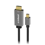 [MB-XCB-MNDHDM18] Tough Link 1.8m Mini DisplayPort to HDMI Cable - Space Grey