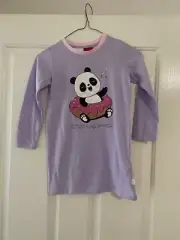 Peter Alexander Girls Nightie Size 4 Panda In A Doughnut
