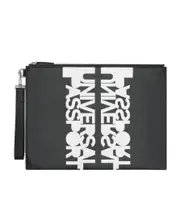 Universal Passport zipped pouch One size Black
