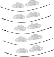 Toyvian 5 Sets Proofing Furniture Anchor Kit Tip Straps for Heavy Furniture Easy Install Wall Anchors for Safety Durable Fixing Hardware Included