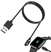 Smart Watch Charger 2 Pin, Magnetic USB Charging Cable, Compatible with HW 12 16 Smartwatch Accessories, Replacement Magnetic USB Cable for Fast and Easy Charging