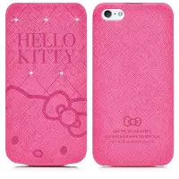 在飛比找Yahoo!奇摩拍賣優惠-GARMMA Hello Kitty iPhone5下掀式摺