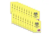 20pc Spirax 213 Exercise Book A4 25mm Ruled 48-Pages 70GSM Writing Notebook YLW