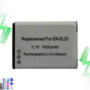 1x 1400mah Battery for Nikon EN-EL23 Coolpix P600 P610 S810c P900