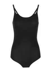 Chantelle Soft Stretch Nude Seamless Bodysuit - Black - XS/S XS/S