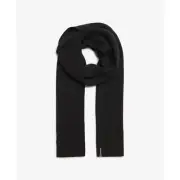 Superdry Essential Logo Knitted Scarf Black