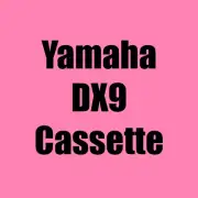 Yamaha DX9 Data Recovery Cassette