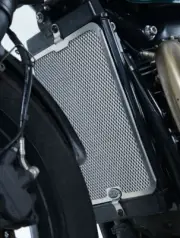 R&G Racing Silver Radiator Guard | Triumph Bonneville Bobber 2017