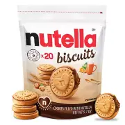 Biscuits, 20 Count Cookies, Hazelnut Spread with Cocoa, Holiday Christmas Cookie