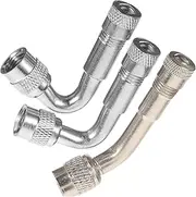 ULTECHNOVO Valve Stem Extenders for Bikes Cars 3pcs Set Easy Installation Impact Aging Resistant for Extended Use