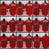 在飛比找蝦皮商城精選優惠-現貨速發！！MLB勇士隊棒球服 紅色球迷球衣Braves5#
