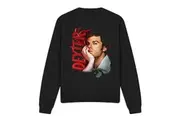 Dexter Unisex Adult Layered Sweatshirt (Black) - UTTV13206